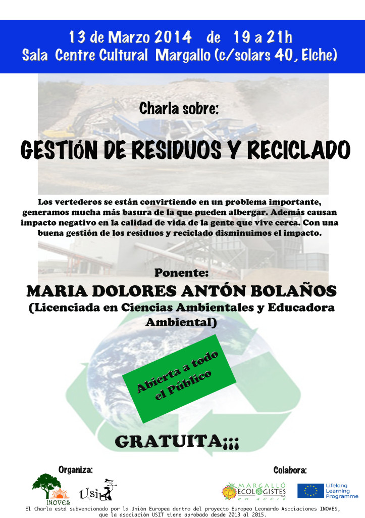 Poster Charla Residuos